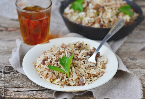 Photo: Dirty rice with ground beef Dirty rice with ground beef