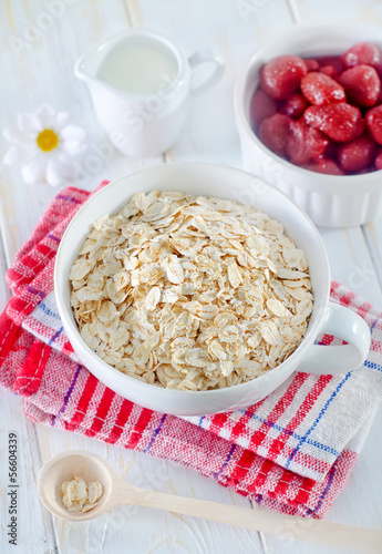 Photo: oat flakes oat flakes