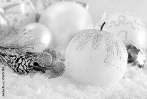 Photo: candle and other christmas decoration candle and other christmas decoration
