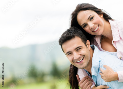 Photo: Beautiful couple smiling Beautiful couple smiling