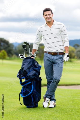 Photo: Male golf player Male golf player