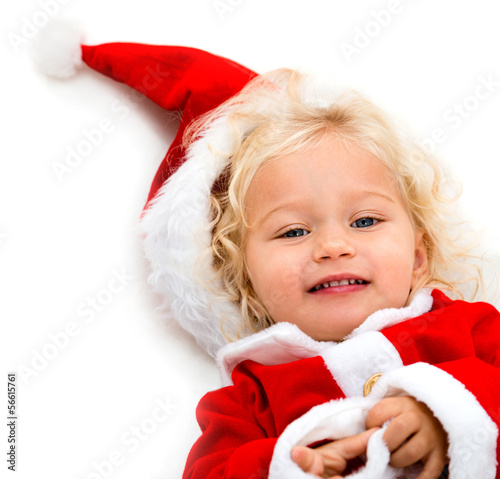 Photo: Happy Santa girl Happy Santa girl