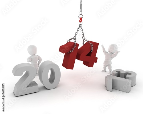 Illustration: Happy New Year! Happy New Year!
