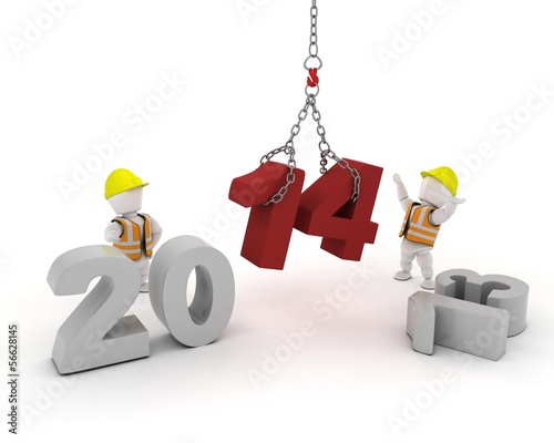 Illustration: Happy New Year! Happy New Year!
