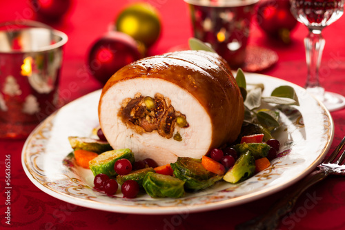 Photo: Stuffed turkey breast Stuffed turkey breast