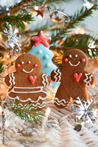 Photo: Gingerbread couple Gingerbread couple