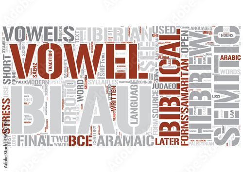 Vector: Biblical Hebrew language Word Cloud Concept Biblical Hebrew language Word Cloud Concept