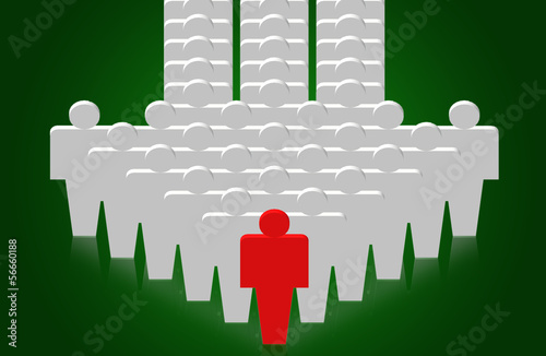 Illustration: Leadership concept Leadership concept