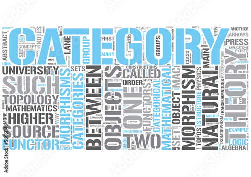 Vector: Category theory Word Cloud Concept Category theory Word Cloud Concept