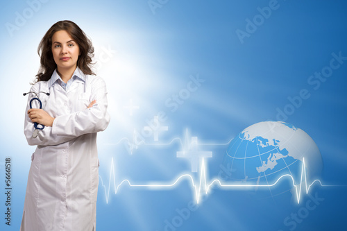 Photo: young female doctor young female doctor