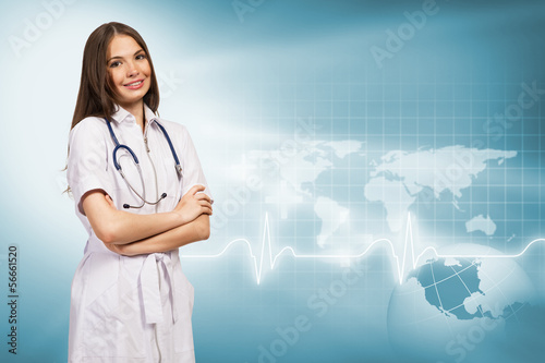 Photo: young female doctor young female doctor
