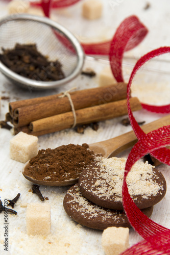 Photo: Spices with Sugar and Cookies Spices with Sugar and Cookies