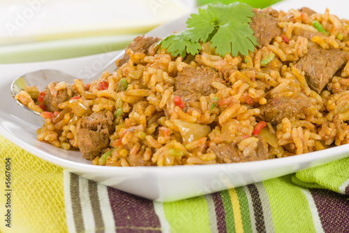 Photo: Mutton Byriani - Lamb and rice cooked with spices Mutton Byriani - Lamb and rice cooked with spices