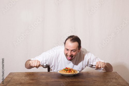 Photo: Spagetti essen Spagetti essen