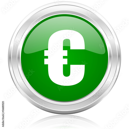 Illustration: euro icon euro icon