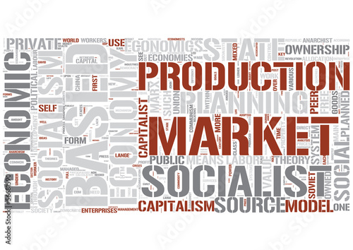 Vector: Socialist economics Word Cloud Concept Socialist economics Word Cloud Concept