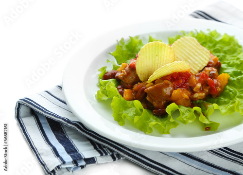 Photo: Chili Corn Carne - traditional mexican food, Chili Corn Carne - traditional mexican food,