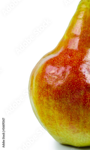 Photo: Close-up of fresh sweet pear Close-up of fresh sweet pear
