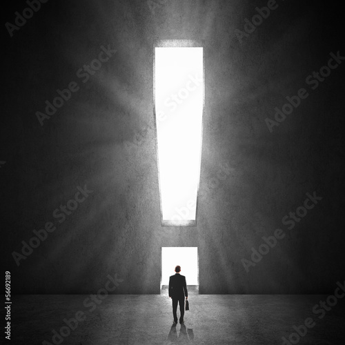 Photo: Businessman silhouette Businessman silhouette