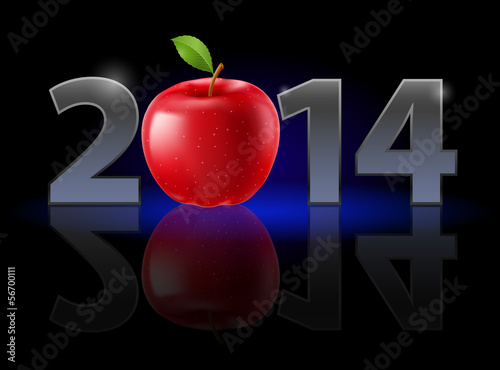 Vector: New Year 2014 New Year 2014