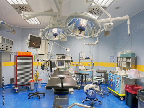 Photo: operating room view from above operating room view from above