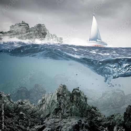 Photo: Yachting sport Yachting sport