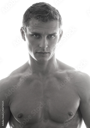 Photo: Сlose-up portrait of young male model Сlose-up portrait of young male model