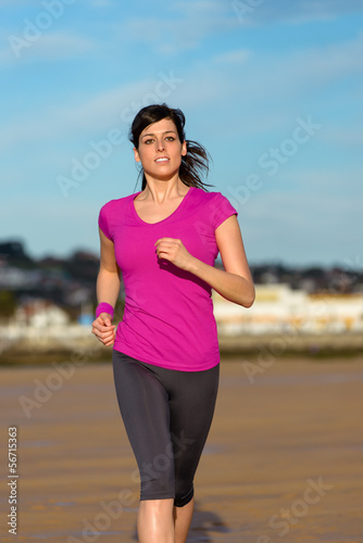 Photo: Runner on the beach Runner on the beach