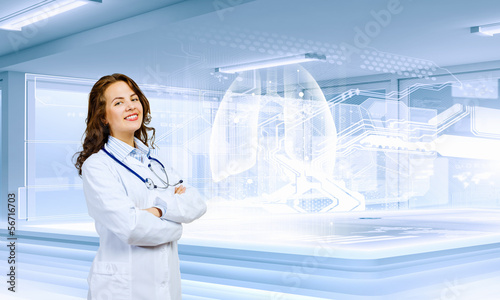 Photo: Woman scientist Woman scientist