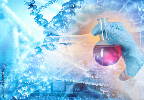 Photo: DNA molecule DNA molecule