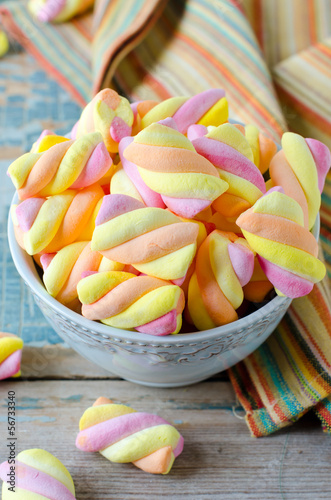 Photo: Marshmallow in a bowl Marshmallow in a bowl