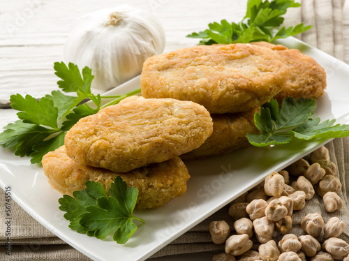 Photo: chickpeas croquettes chickpeas croquettes