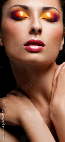 Photo: bright makeup bright makeup