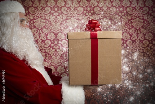 Photo: Santa Claus with present Santa Claus with present