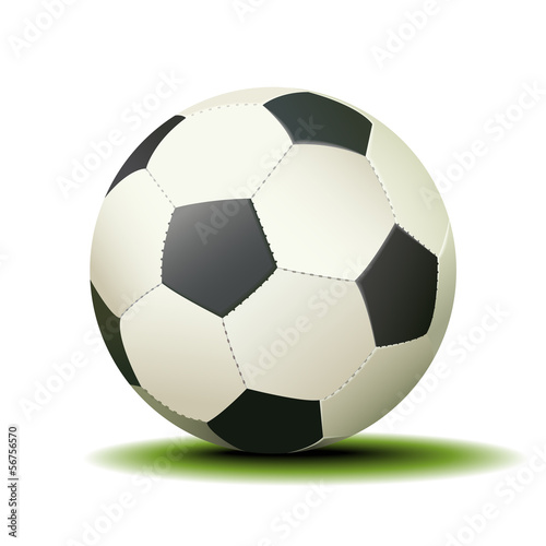 Vector: Soccer Ball Isolated on a White Background Soccer Ball Isolated on a White Background