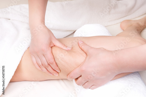 Photo: Therapist doing anti cellulite massage Therapist doing anti cellulite massage