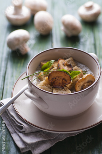 Photo: Mushroom pottage Mushroom pottage