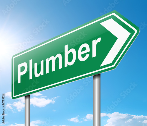 Illustration: Plumber Concept. Plumber Concept.
