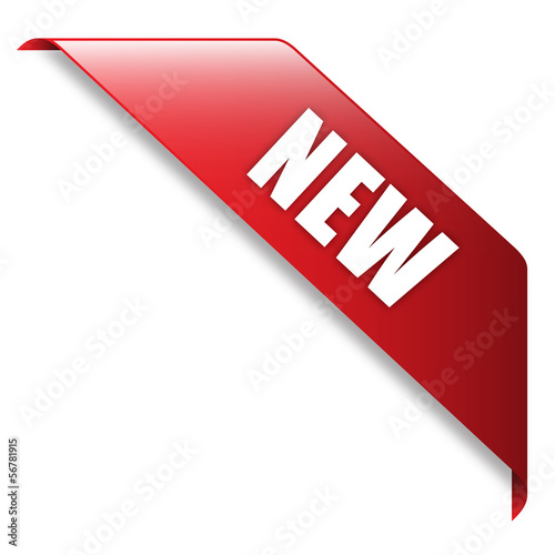 Illustration: “NEW” Ribbon (button icon label stamp offer special) “NEW” Ribbon (button icon label stamp offer special)