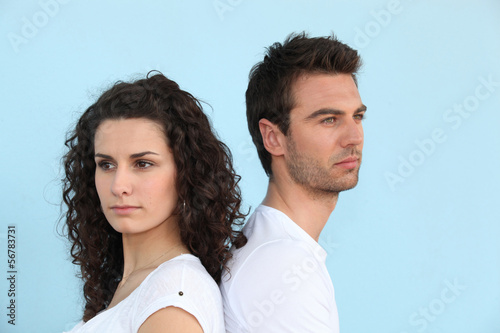 Photo: Couple having a disagreement Couple having a disagreement