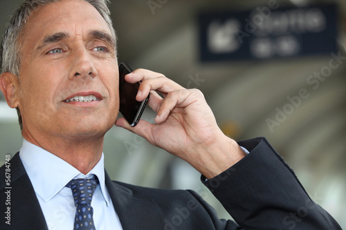 Photo: Businessman on the phone Businessman on the phone