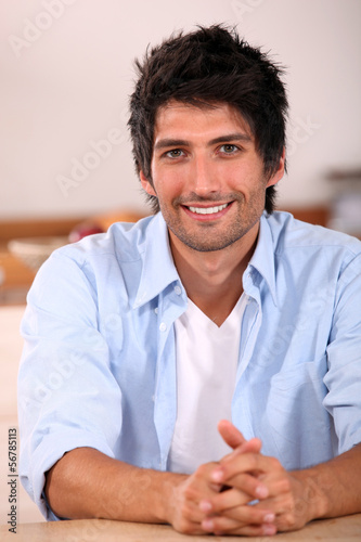 Photo: Smiling handsome man Smiling handsome man