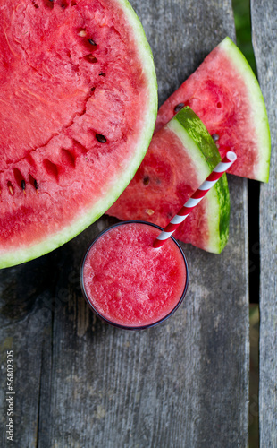 Photo: Water melon smoothie Water melon smoothie