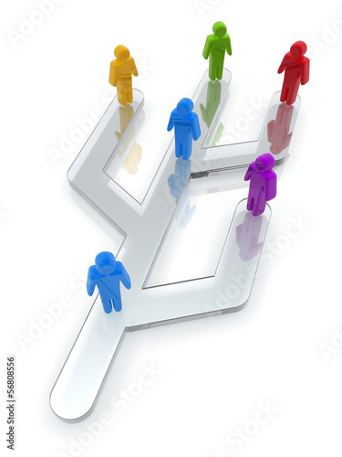 Illustration: timeline organization chart timeline organization chart