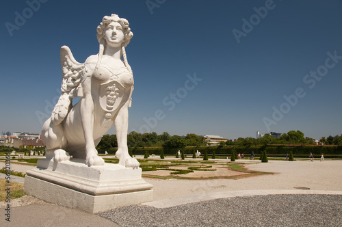 Photo: The statue of Sphinx The statue of Sphinx