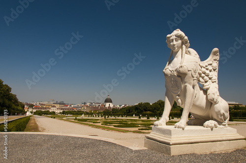 Photo: The statue of Sphinx The statue of Sphinx