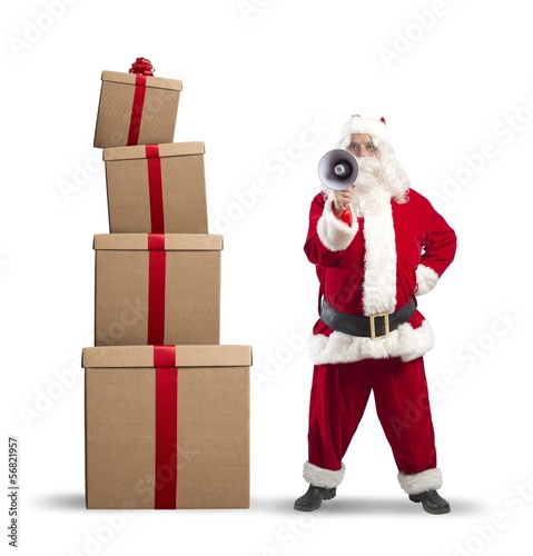 Photo: Santa Claus with gift Santa Claus with gift