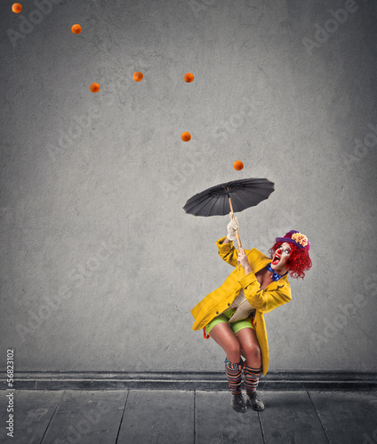 Photo: comic clown comic clown