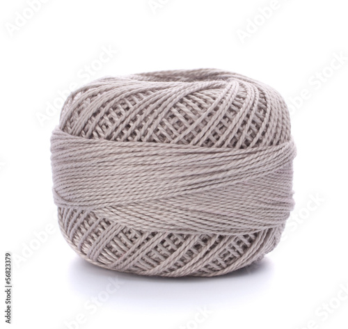 Photo: spool of grey thread spool of grey thread