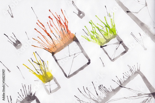 Illustration: Cubi di colore Cubi di colore